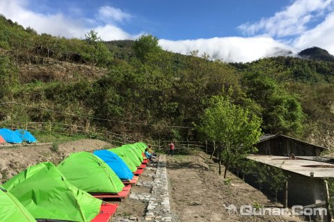 泸定牛背山蒲麦地驿站