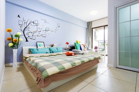 重庆解放碑美食街的小屋公寓里面小区店