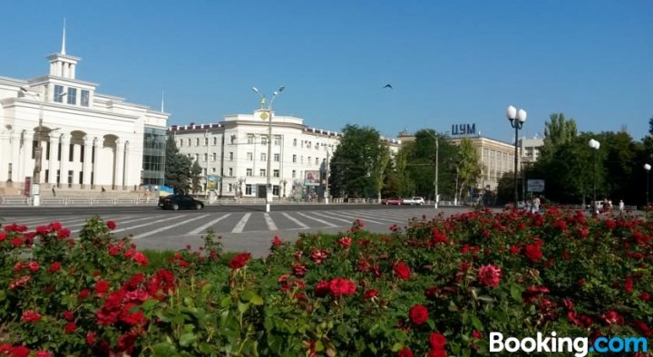 市中心迷你大道公寓(Apartment on Mirny Boulevard in The Heart of The City)