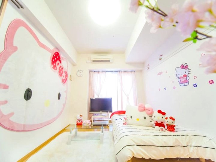 心斋桥吉蒂中央公寓(1 Bedroom Apartment with Kitty Central in Shinsaibashi Area)