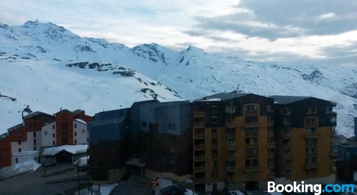 Appartement d'Une Chambre a Val Thorens a 20 m des Pistes Avec Vue Sur la Ville et Balcon