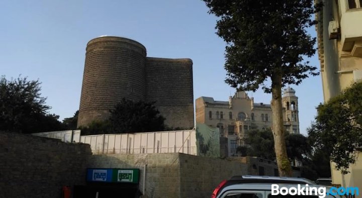 Akhundov's Apt Old City with View to F1 Track Beside Maiden Tower Tribune