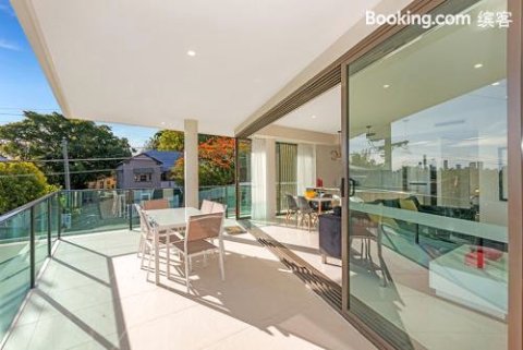 P1B 3BR布丽巴 - 住宅区公寓(The Princess of Bulimba - Executive 3Br Bulimba Apartment with Large Balcony Next to Oxford St)
