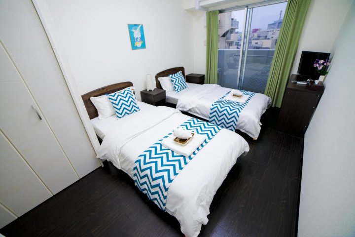 wandtrip紧邻巨蛋前臻宿一室公寓标准两人间09(wandtrip Osaka dome warm apartment near subway 09)