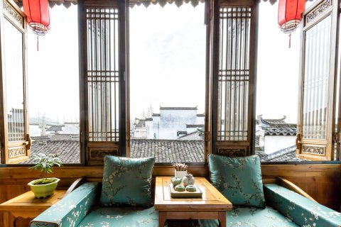 宏村半山半水·徽派古风观景民宿