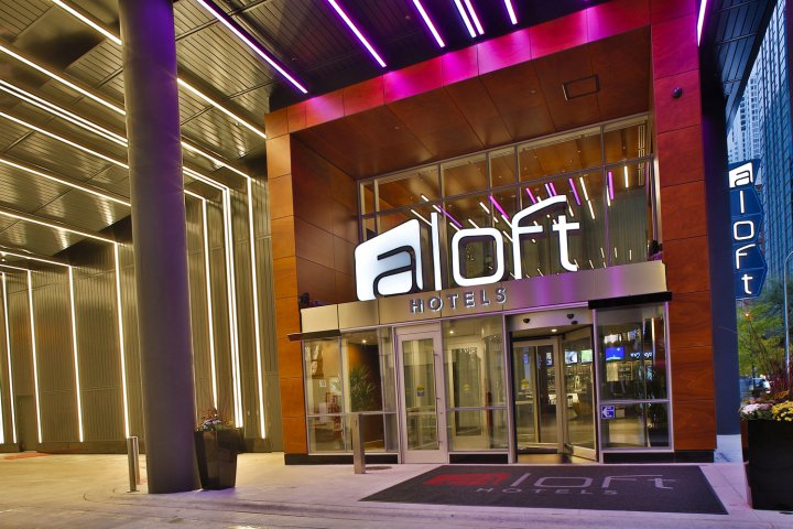 芝加哥华丽一英里雅乐轩 - 万豪酒店(Aloft Chicago Mag Mile)