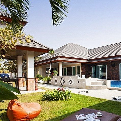 Baan Piam Sanook 6卧室 私人泳池为乐趣而建(Baan Piam Sanook | 6 Bed Private Pool Villa in Huay Yai South of Pattaya)