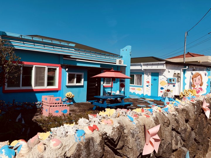 家庭房 济州安安农家民宿(Family Room Anan Peasant Residence in Jeju)