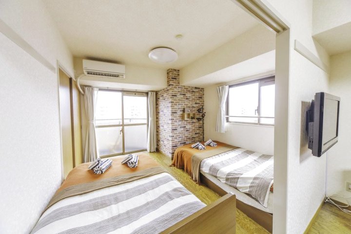 位于秋叶原的2卧室公寓-56平方米|带1个独立浴室(Nestle Tokyo Deluxe Akihabara)