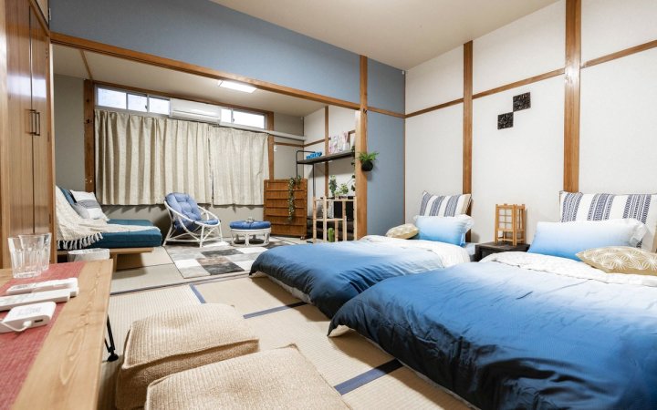 大阪独栋日式居所温馨3卧liyuan1(Guest house liyuan Cozy 3 bedroom Japanese style house in Osaka)