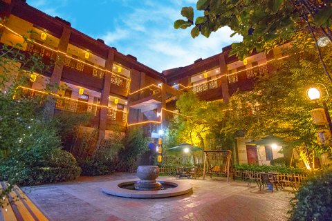 蓬莱海塘花墅客栈