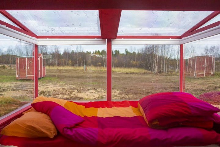伊纳利湖移动小屋露营地(Lake Inari Mobile Cabins)