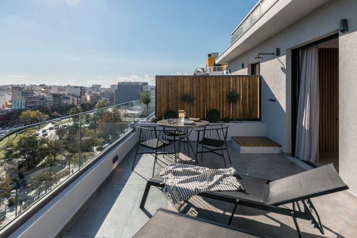 雅典胡比套房奢华住宿酒店(Hub Suites, Luxury Living in Athens)