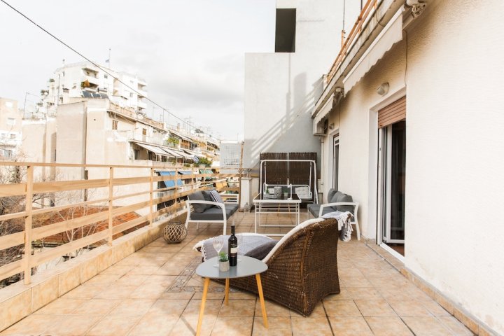 Loft with Acropolis & Parthenon View