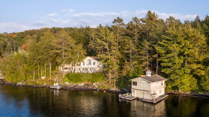 Red Pines a Lake of Bays Gem on a Very Private West Exposure 210' ft Point