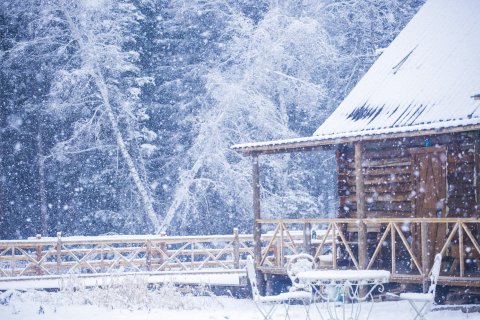 禾木时光里花园民宿