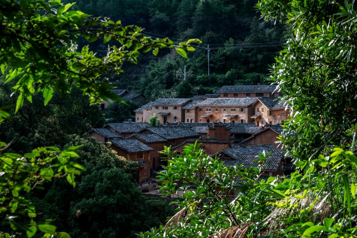 松阳星空下半岭