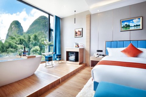 桂林爱上烟雨蓝湾公寓