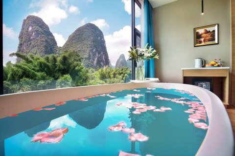 桂林爱上烟雨蓝湾公寓