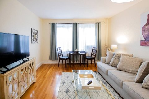 近 MBTA带家具电梯单间公寓(Furnished 1Bedroom with Elevator Close to Mbta)