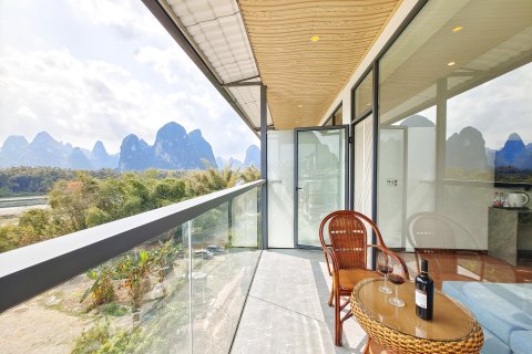 阳朔漓畔闲居民宿(20元人民币背景观景台店)