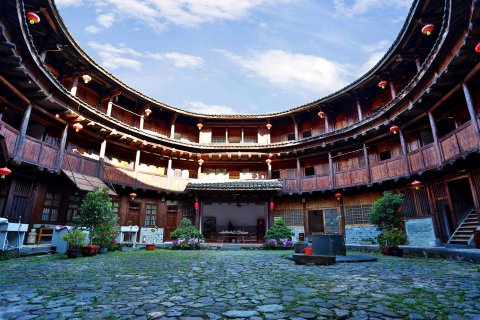 茶人小站3福谦楼1906土楼民宿