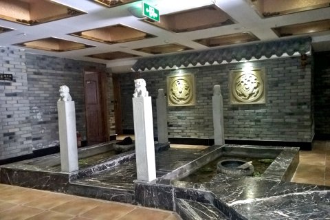 盐亭河畔春天园林式酒店