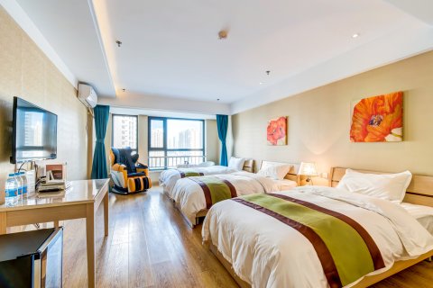 喜喜满屋酒店公寓(哈尔滨群力外滩店)