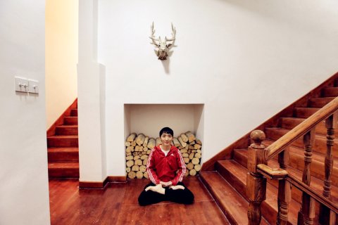 普者黑红泥小火炉pizza客栈