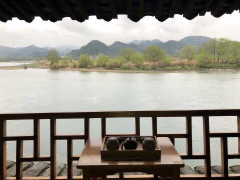 丽水望江小木楼