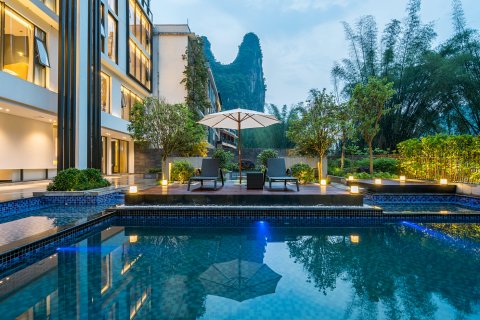 阳朔漓画陈家花园(20元背景风景区店)