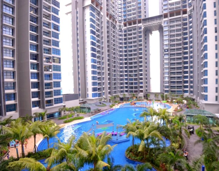 亚特兰提斯住宅游泳池景观公寓标志住宿马六甲酒店(Atlantis Residence Pool View Apartment by Iconstay Melaka)