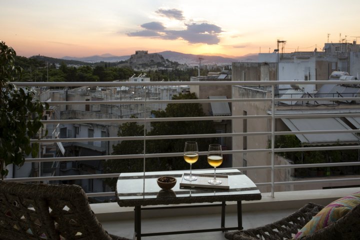 美丽卫城景观公寓(Stunning Acropolis View Apartment)