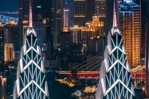 邻度丨高空江景·LD云端设计师酒店(重庆解放碑步行街洪崖洞店)