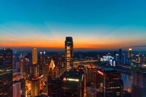 邻度丨高空江景·LD云端设计师酒店(重庆解放碑步行街洪崖洞店)