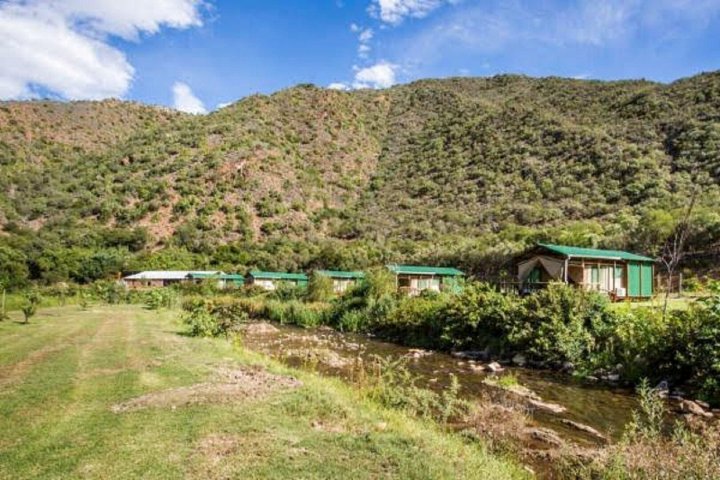 奥茨颂老磨坊郊外小屋/工作鸵鸟农场及餐厅(Old Mill Lodge, Working Ostrich Farm & Restaurant, Oudtshoorn)