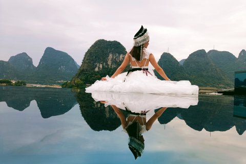 小清迈天空之镜店(阳朔西街龙头山码头店)