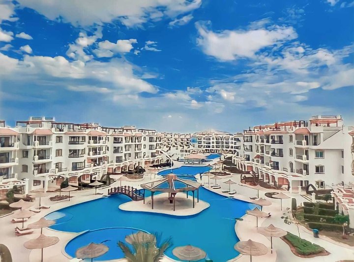 位于拉斯纳斯拉尼的2卧室公寓-125平方米|带2个独立浴室(Sharm Hills Resort)