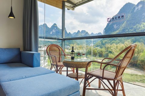 阳朔漓畔闲居民宿(20元人民币背景观景台店)