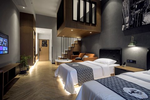 隅花原设计酒店(海口美兰机场鸿洲江山店)