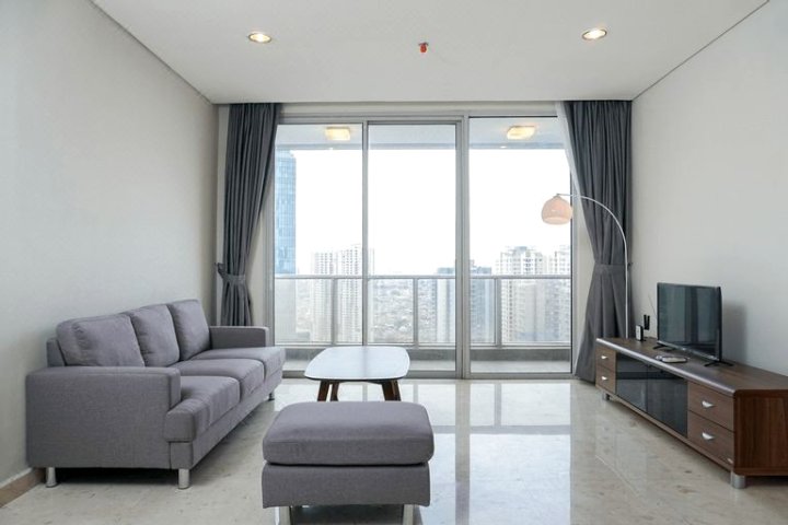 Elegant 2BR at The Empyreal Condominium Epicentrum Apartment By Travelio