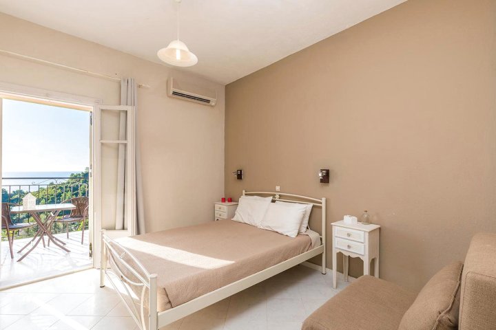 Studio Apartments, Adult and Children's Pool, Sea View - Pelekas Beach, Corfu