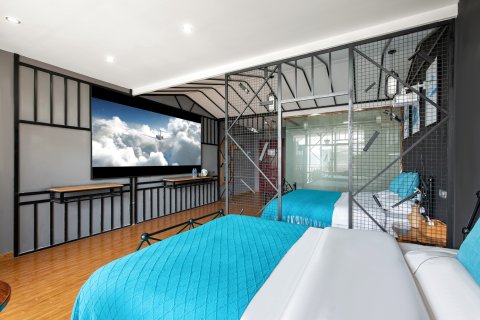 云台山岸上碧天蓝月酒店