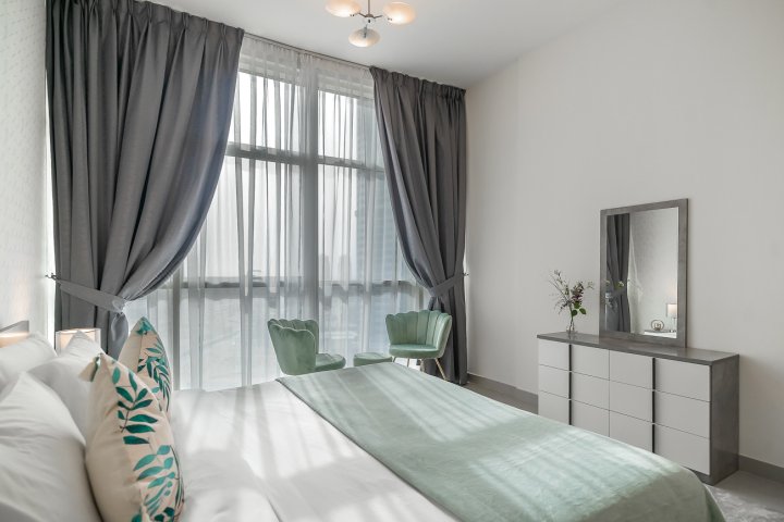 Glamorous Flat with Swimming Pool in Oudah Tower