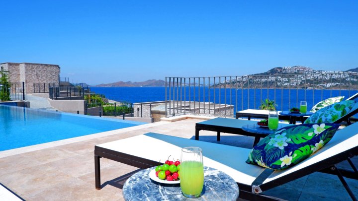 5 Bedroom Luxury Villa with Private Pool and Private Beach in Bodrum-Gumusluk 2