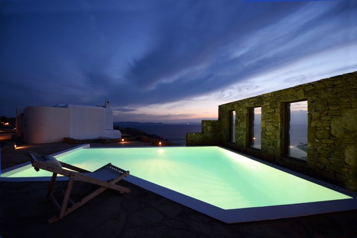 黄玉别墅酒店 - 近圣提凡诺斯海滩(Villa Topaz - Near Agios Stefanos Beach)