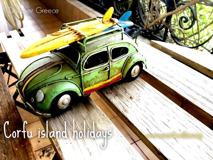 传统希腊村庄房子, 靠近大海, 科孚岛, 希腊轻松假期(Traditional Greek Village House, Near the Sea, Corfu, Greece Relaxing Holidays)