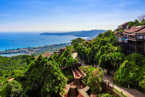 三亚亚龙湾人间天堂-鸟巢度假村