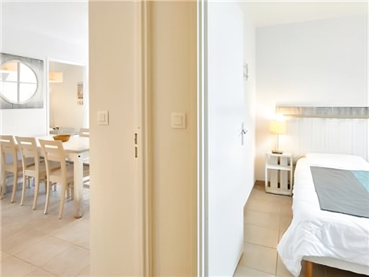 Restful Residence les Jardins DArvor - 4-Room Apartment for 6 to 8 People