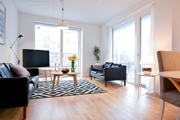 Modern and Bright Apartment Near Metro Station in Copenhagen Ørestad